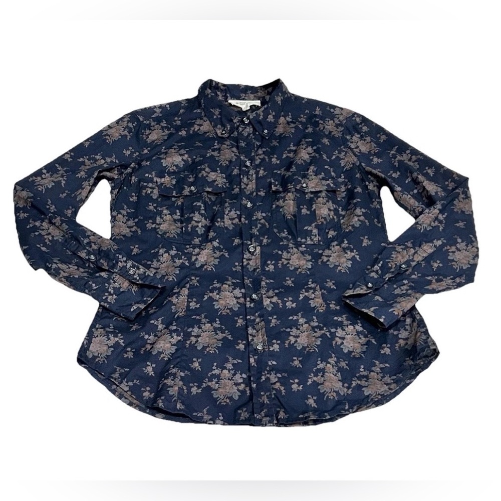 Isabel Marant Etoile Floral Button Up Top Size 1/S Elevated Casual Feminine Chic